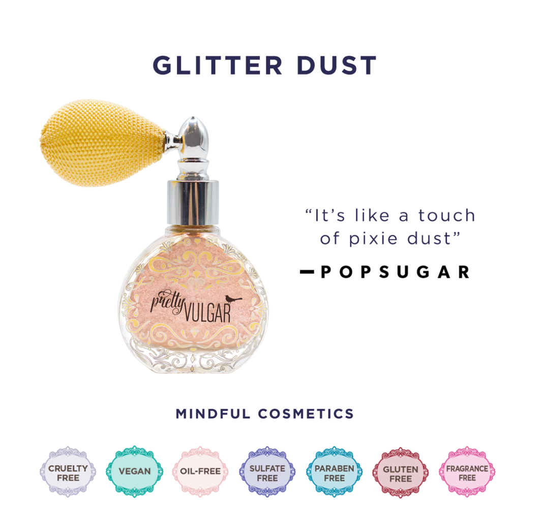 Pretty Vulgar Cosmetics-Glitter Dust Spray ROSE GOLD