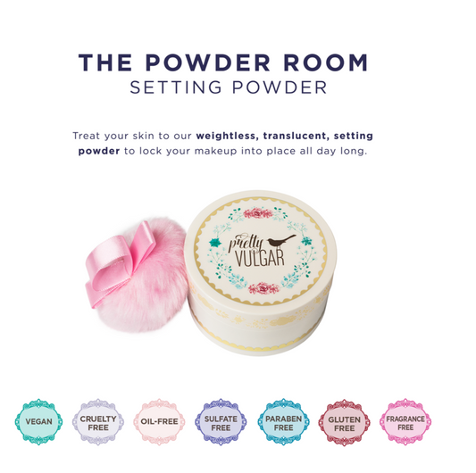 Pretty Vulgar Cosmetics- The Powder Room Setting Powder