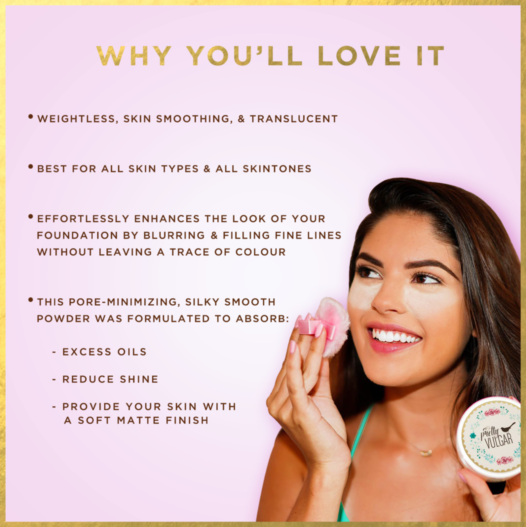 Pretty Vulgar Cosmetics- The Powder Room Setting Powder